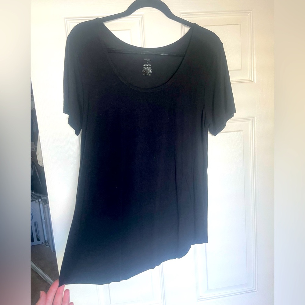 Kyte Baby Womens Scoop Neck Tee in midnight